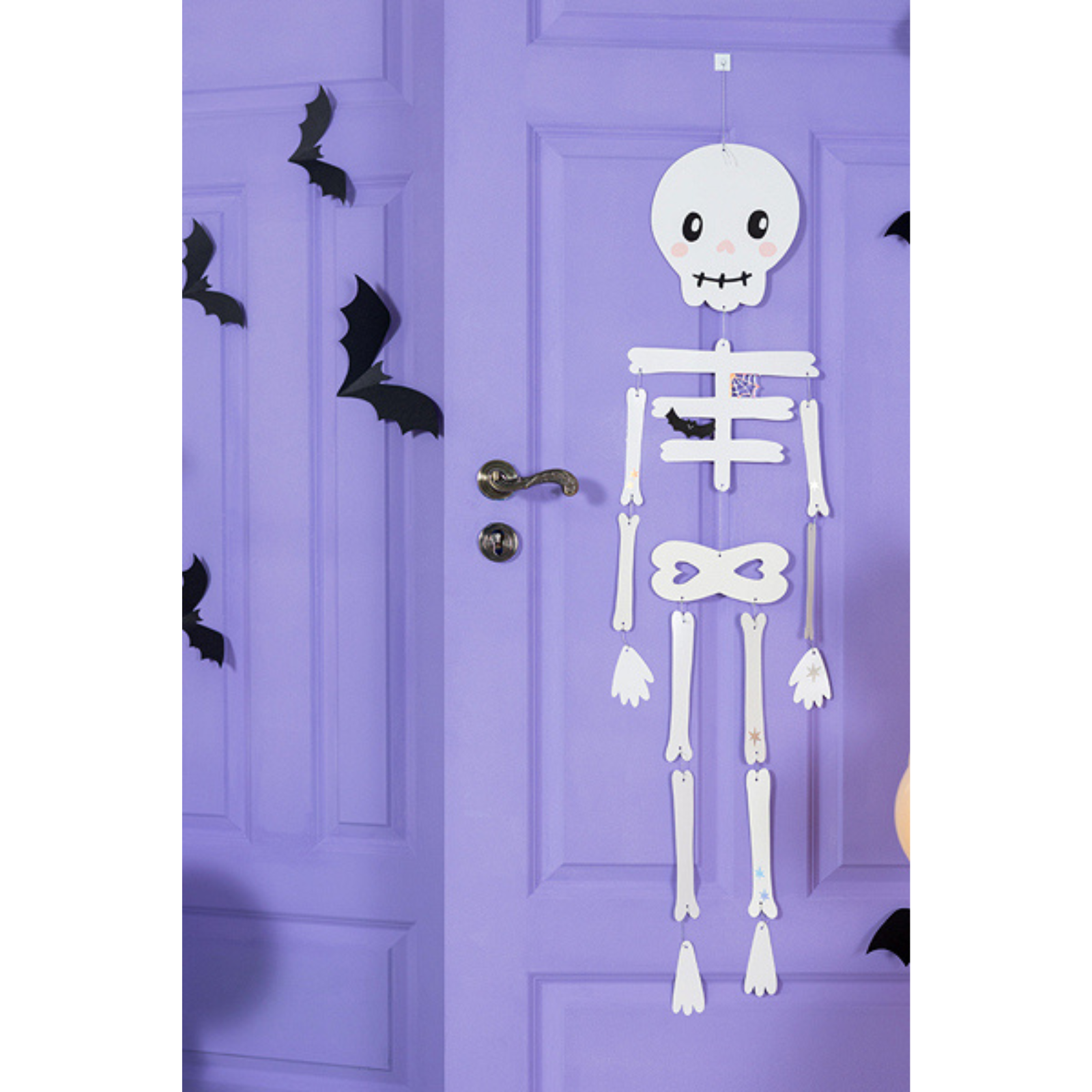 papieren skelet Halloween decoratie