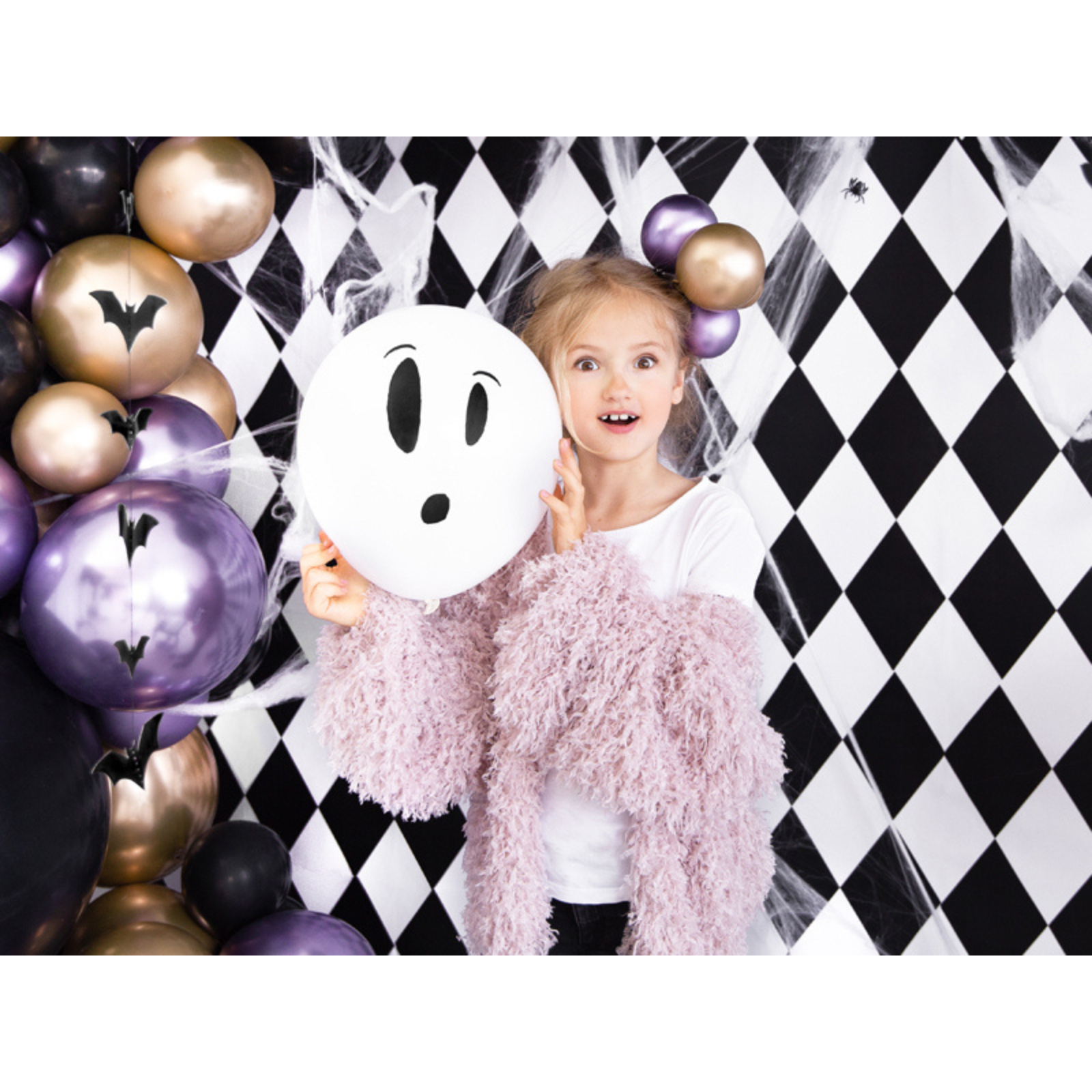 Halloween decoratie slinger met zwarte vleermuizen