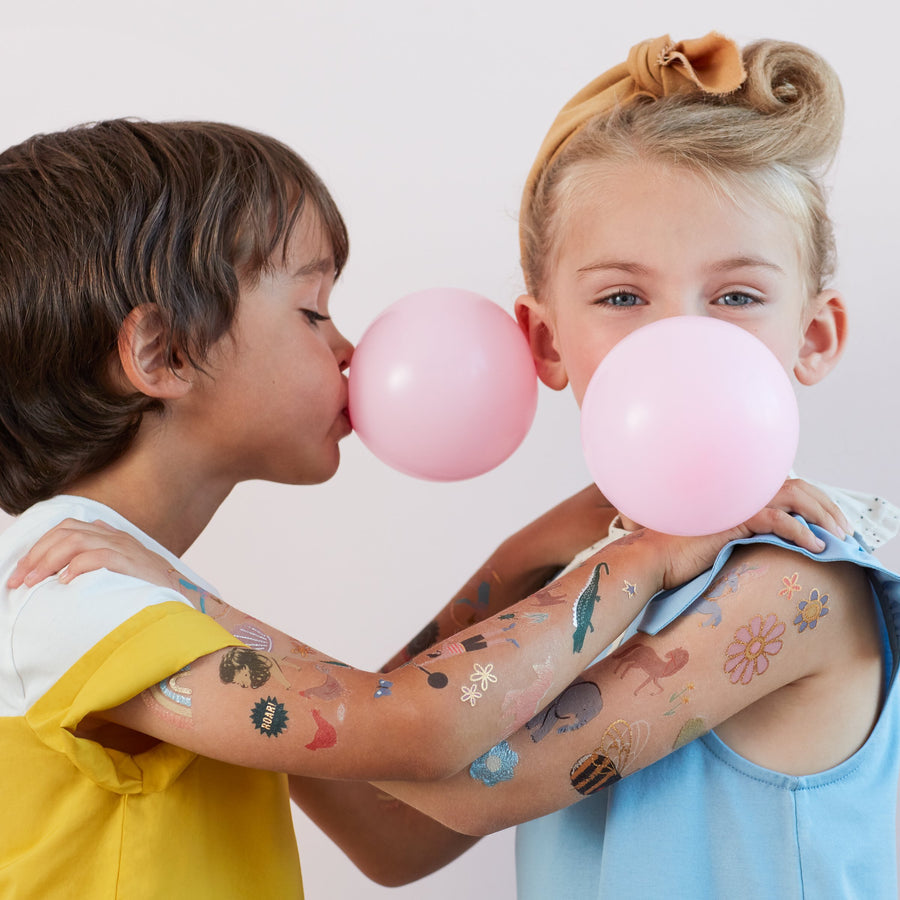 Stickers en plaktattoos