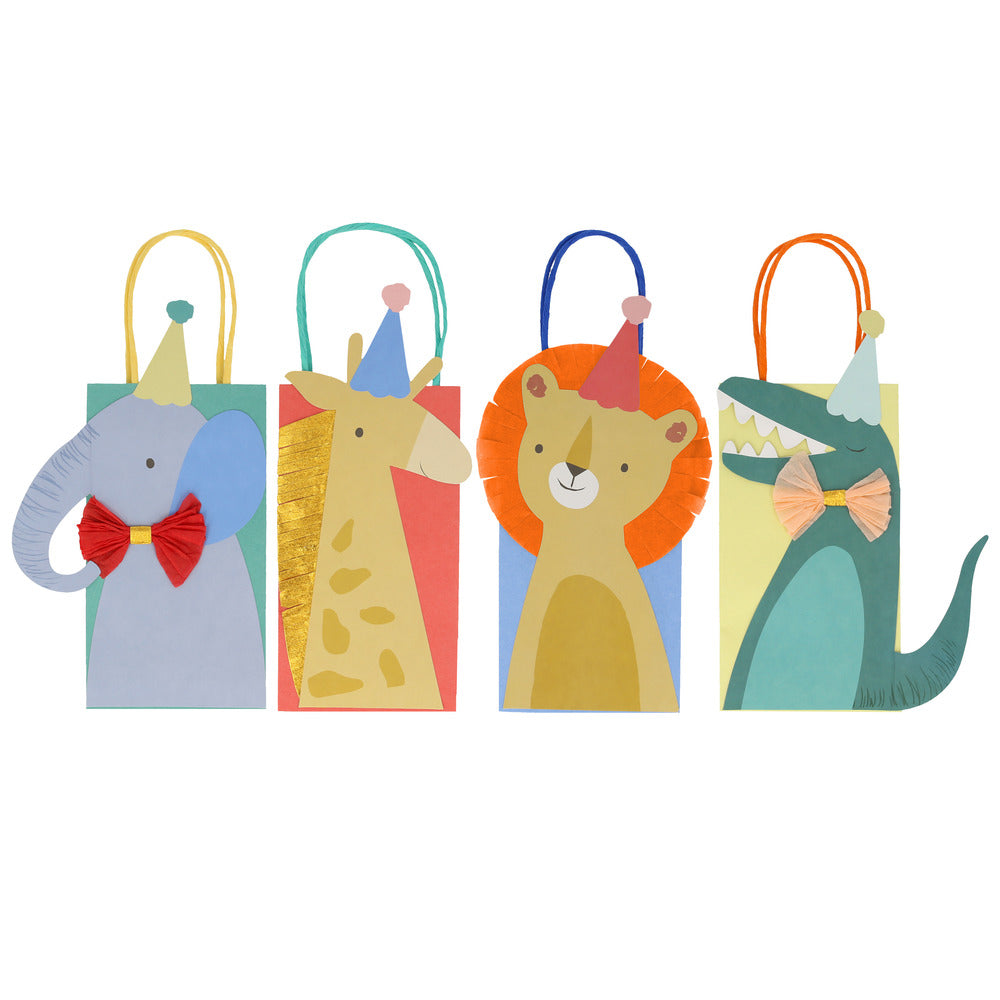 Meri Meri dierenparade uitdeelzakjes 8 stuks