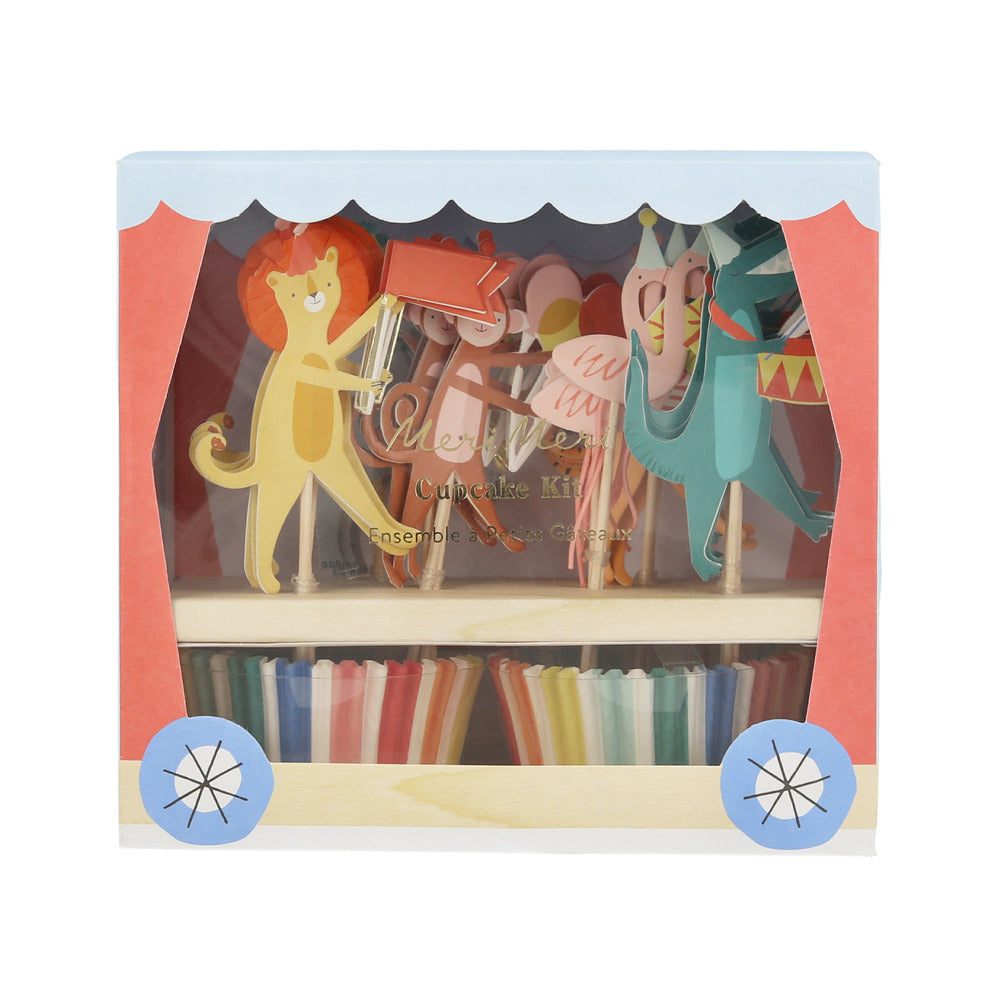 Meri Meri dierenparade cupcake kit