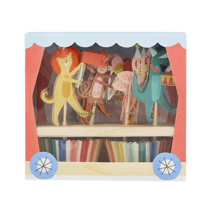Meri Meri dierenparade cupcake kit