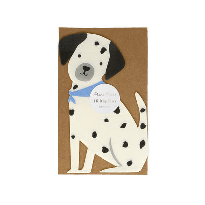 Meri Meri puppy party servetten 16 stuks