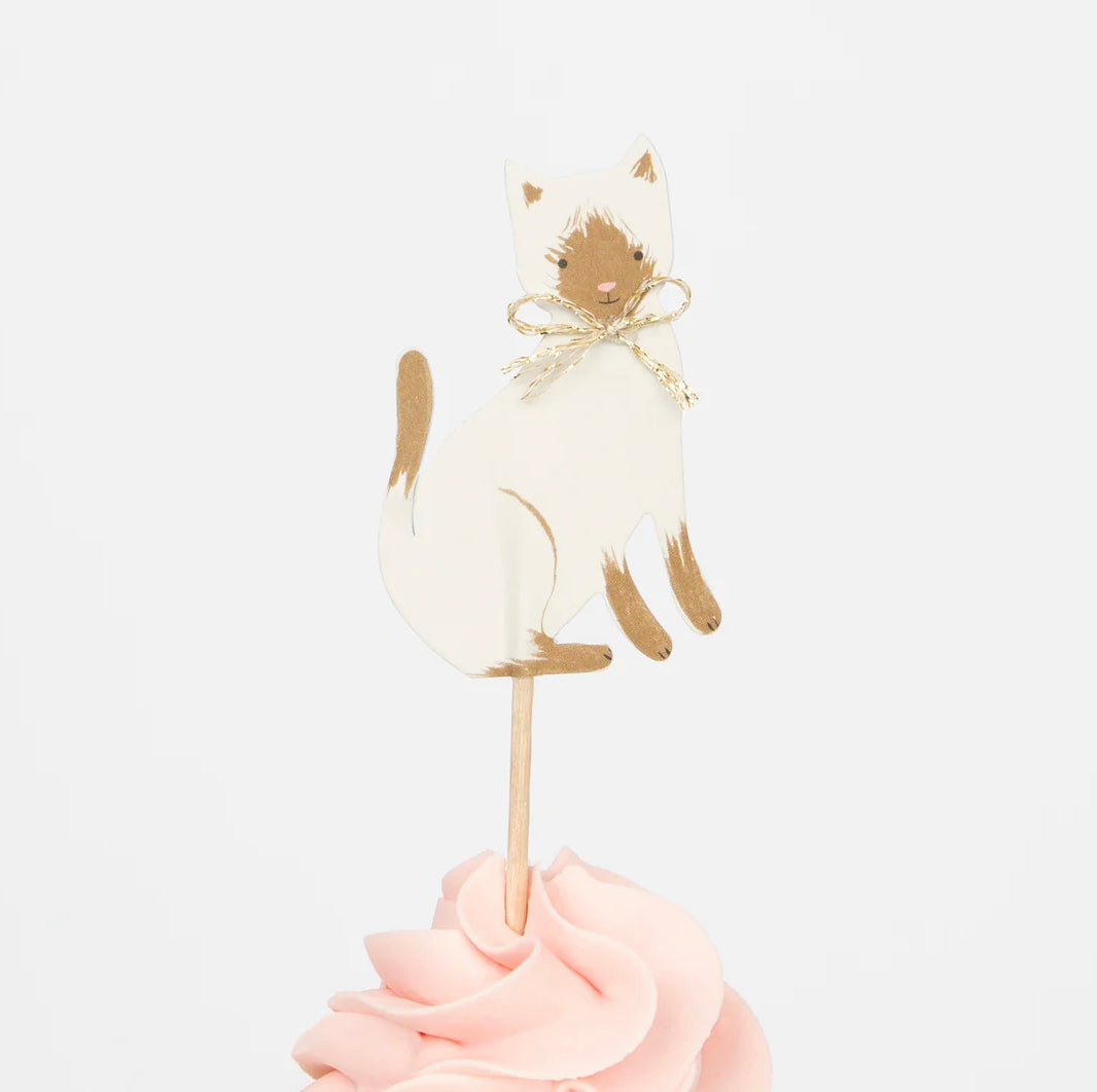 Meri Meri cute kitten cupcake kit