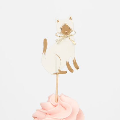 Meri Meri cute kitten cupcake kit