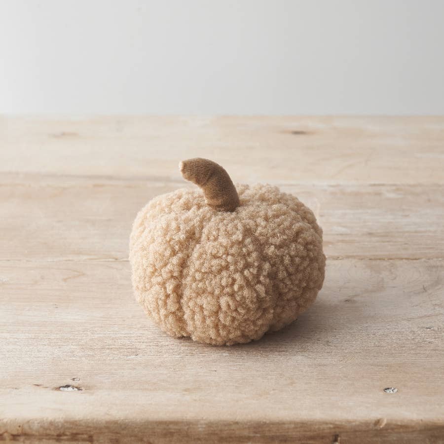 Teddy pompoen beige 11cm