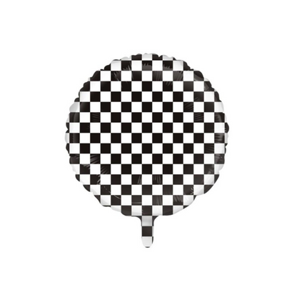 Folieballon race vlag rond