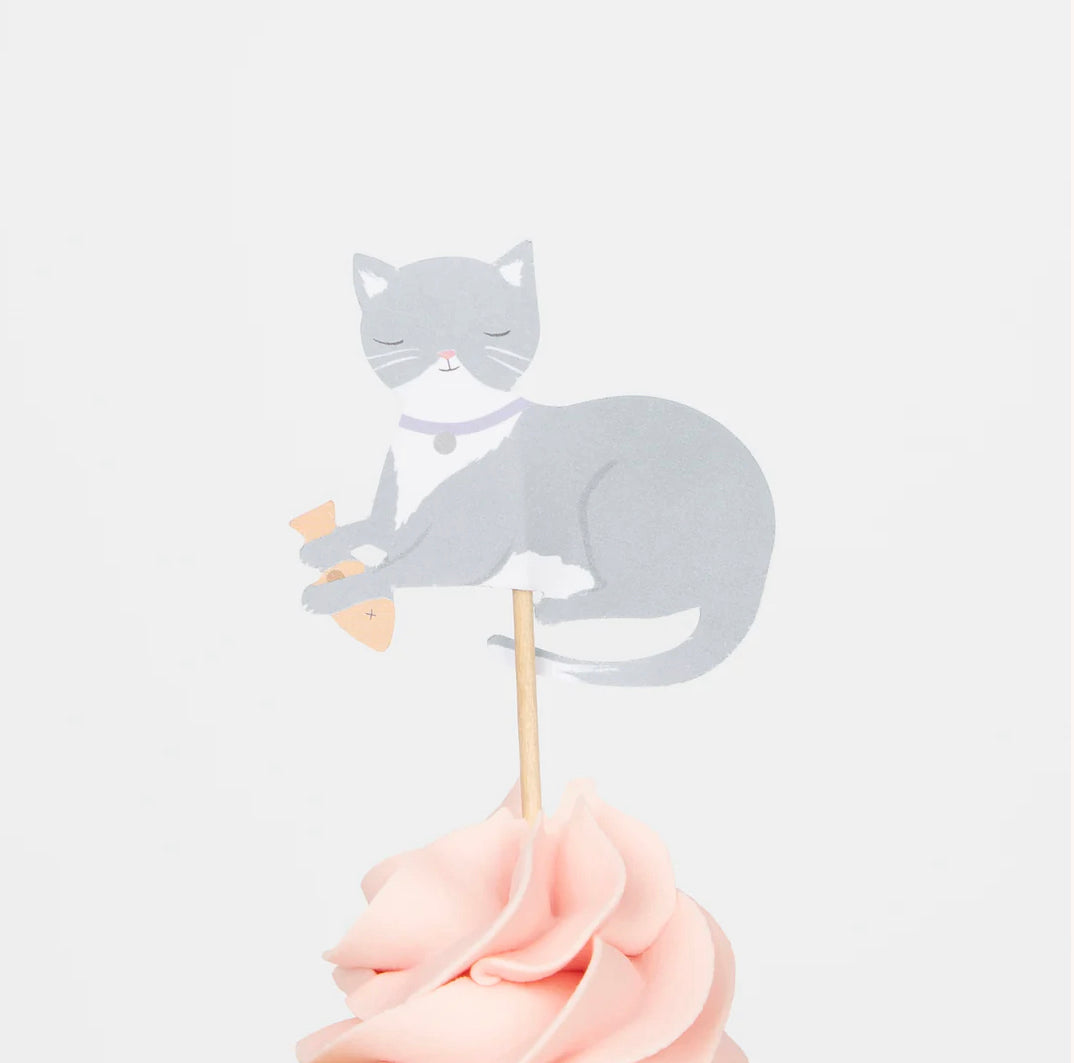 Meri Meri cute kitten cupcake kit