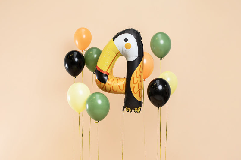 Cijferballon 4 toekan