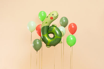 Cijferballon 6 schildpad