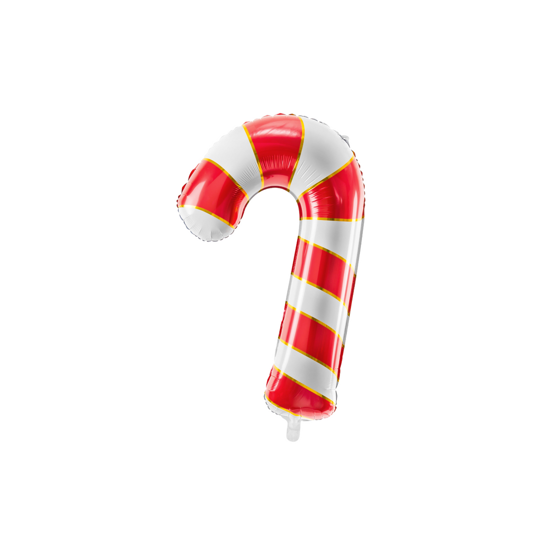 folieballon candy cane rood wit 