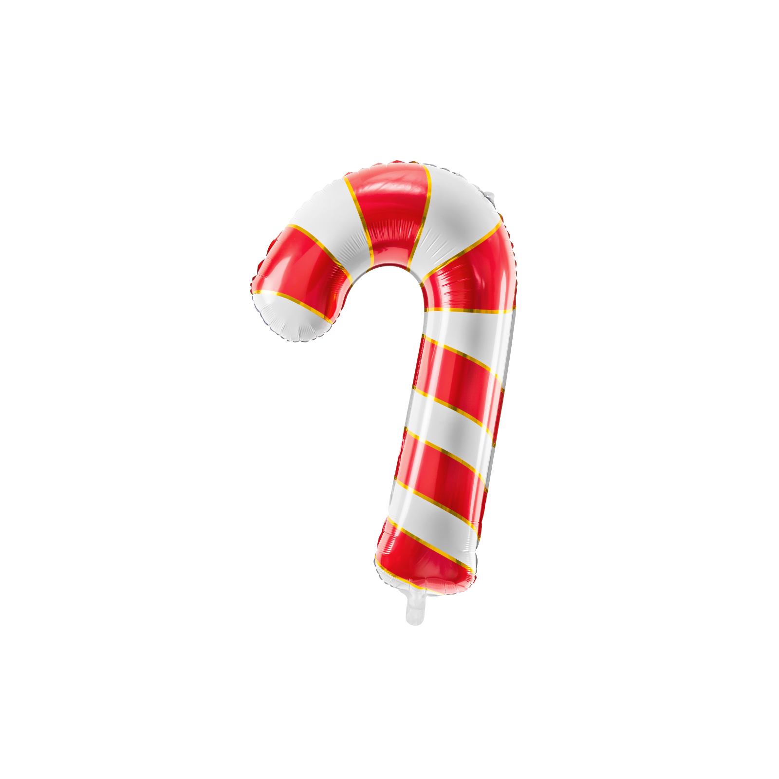 folieballon candy cane rood wit 