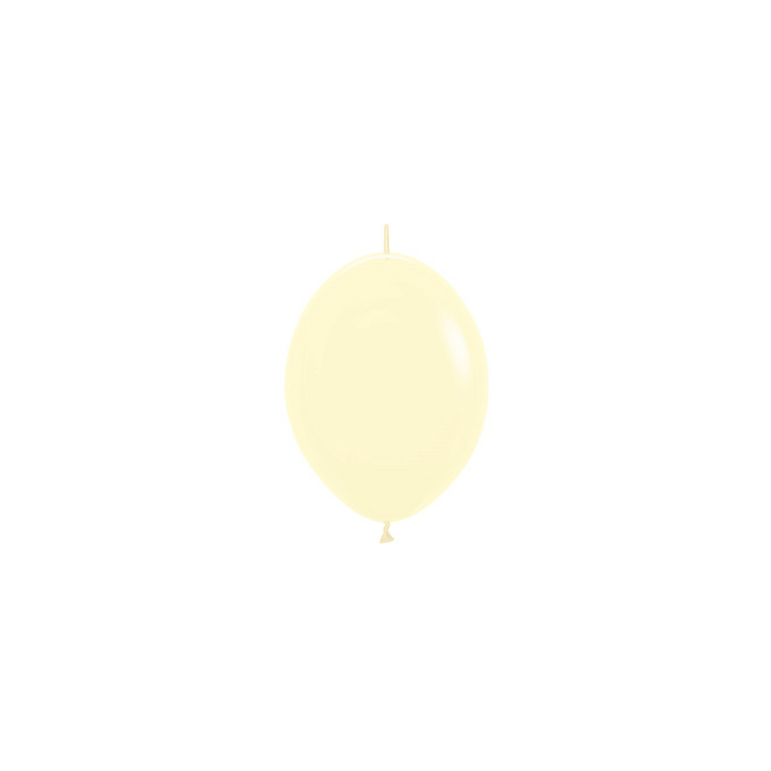 Link-o-Loon pastel matte yellow 50 stuks