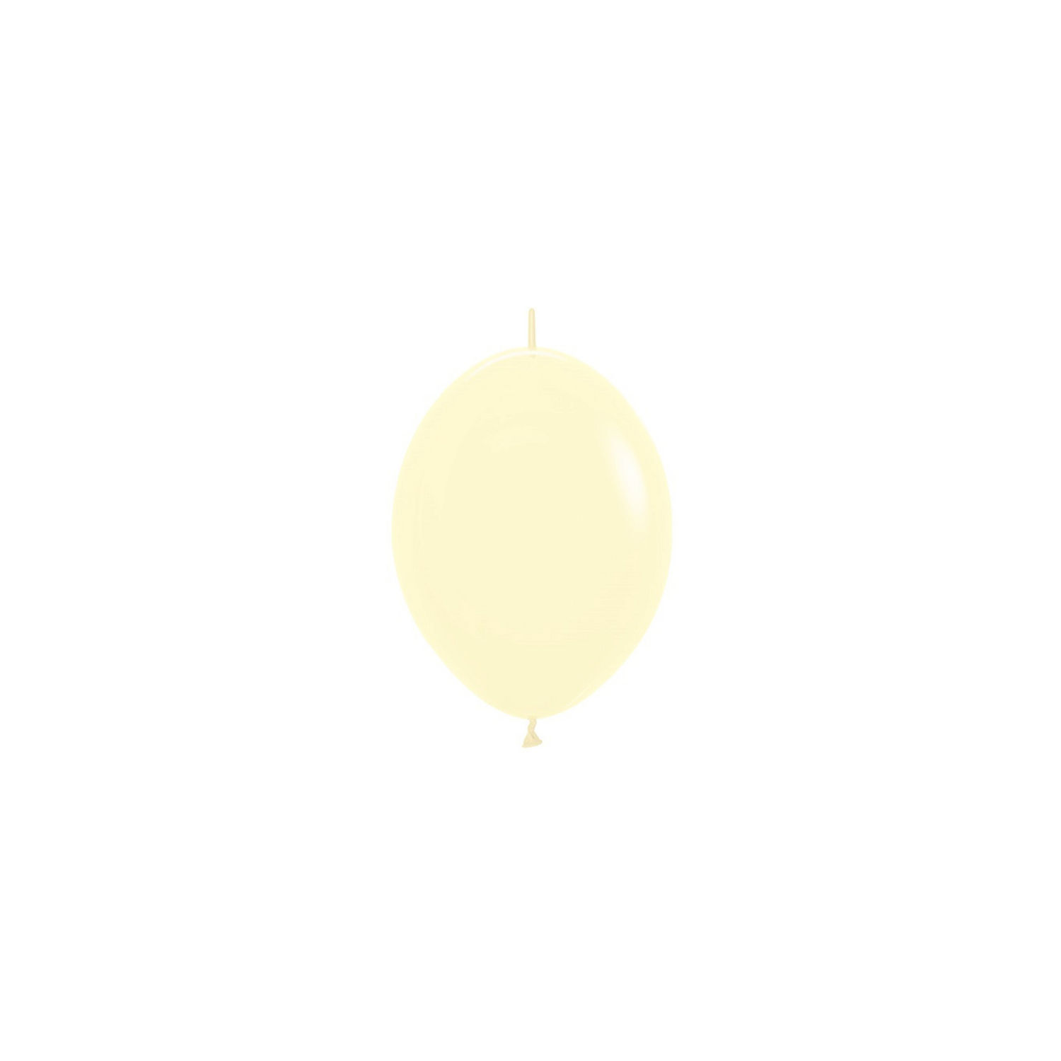 Link-o-Loon pastel matte yellow 50 stuks