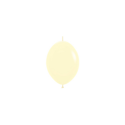 Link-o-Loon pastel matte yellow 50 stuks