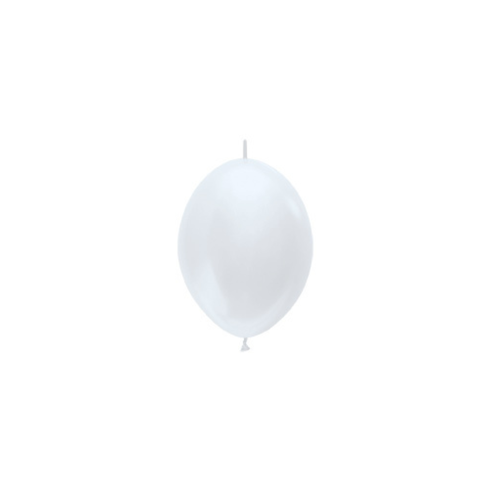 Link-o-Loon satin white 50 stuks