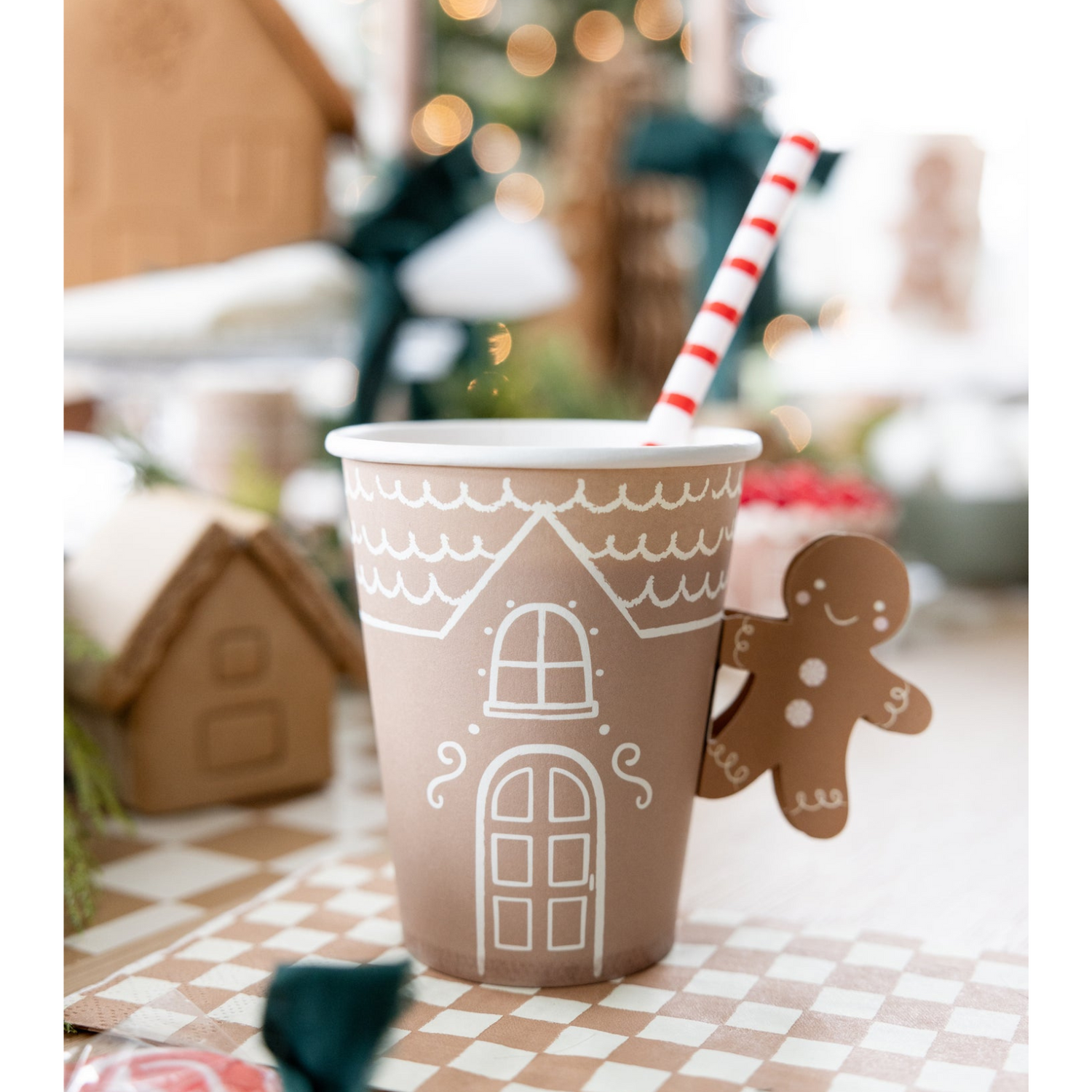 Bekertjes gingerbread men 8 stuks