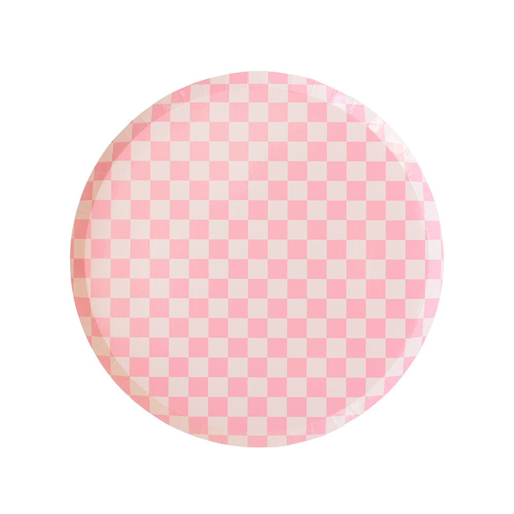 Check it! tickle me pink bordjes 8 stuks small