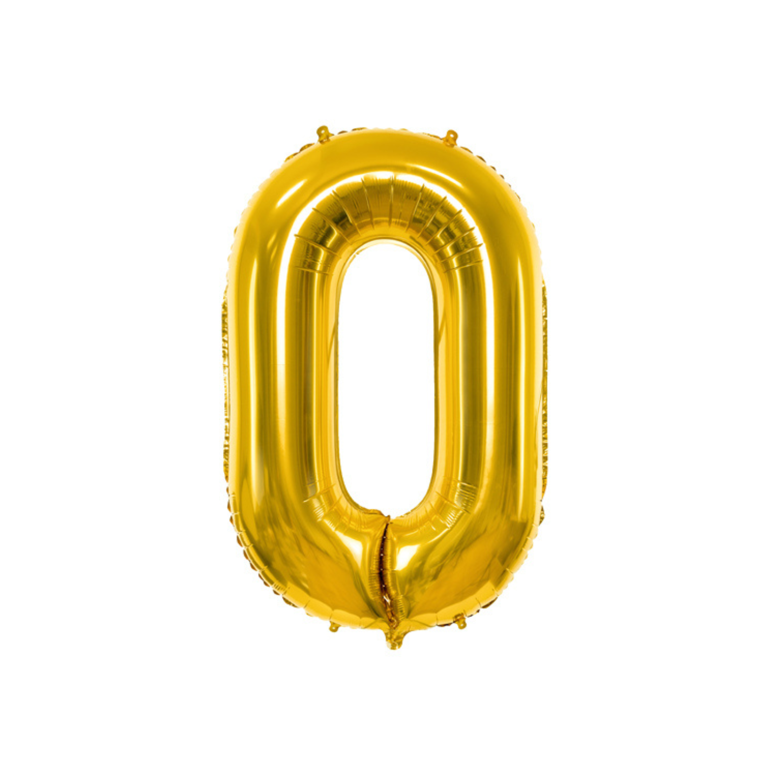 folieballon cijfer goud nummer 0