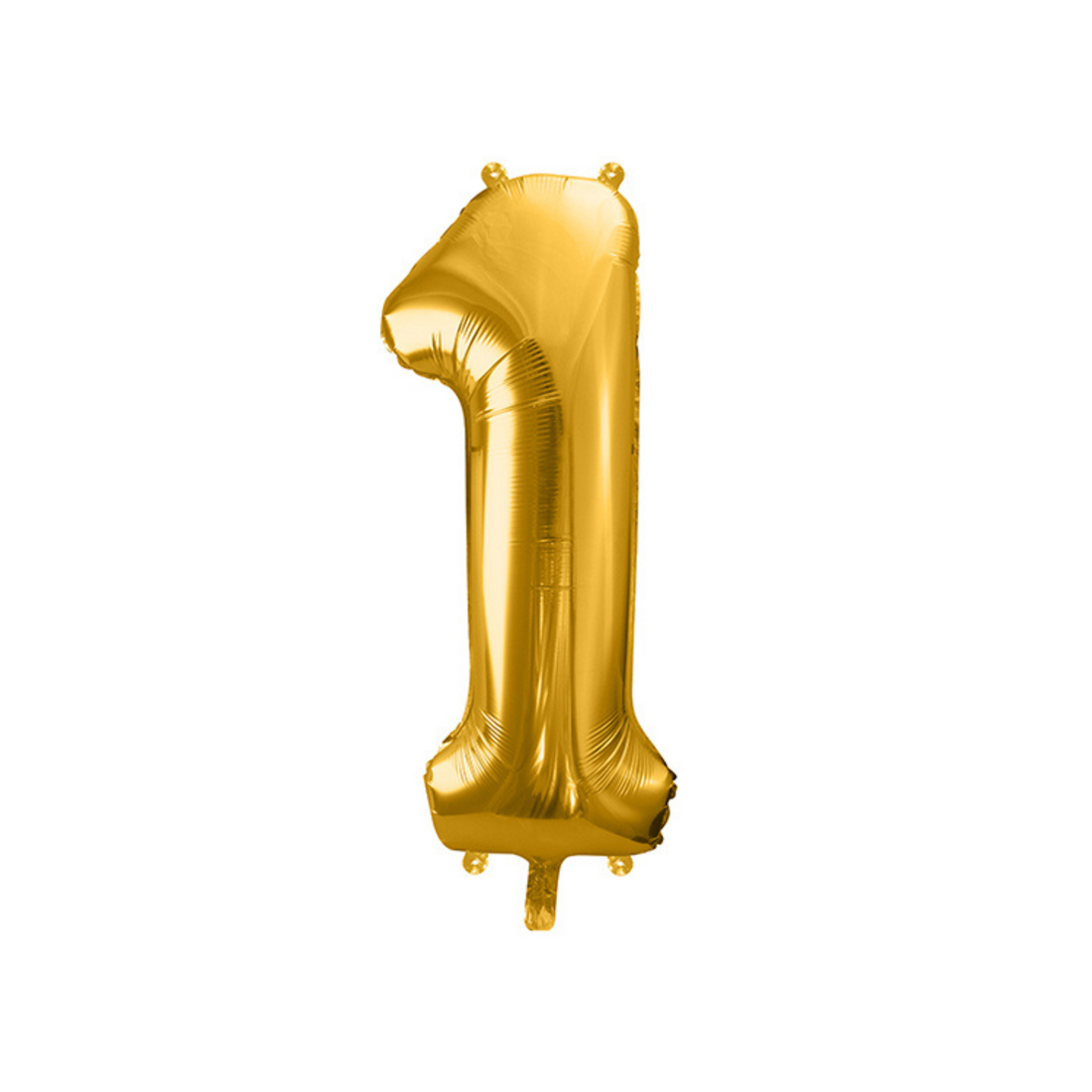 folieballon cijfer goud nummer 1