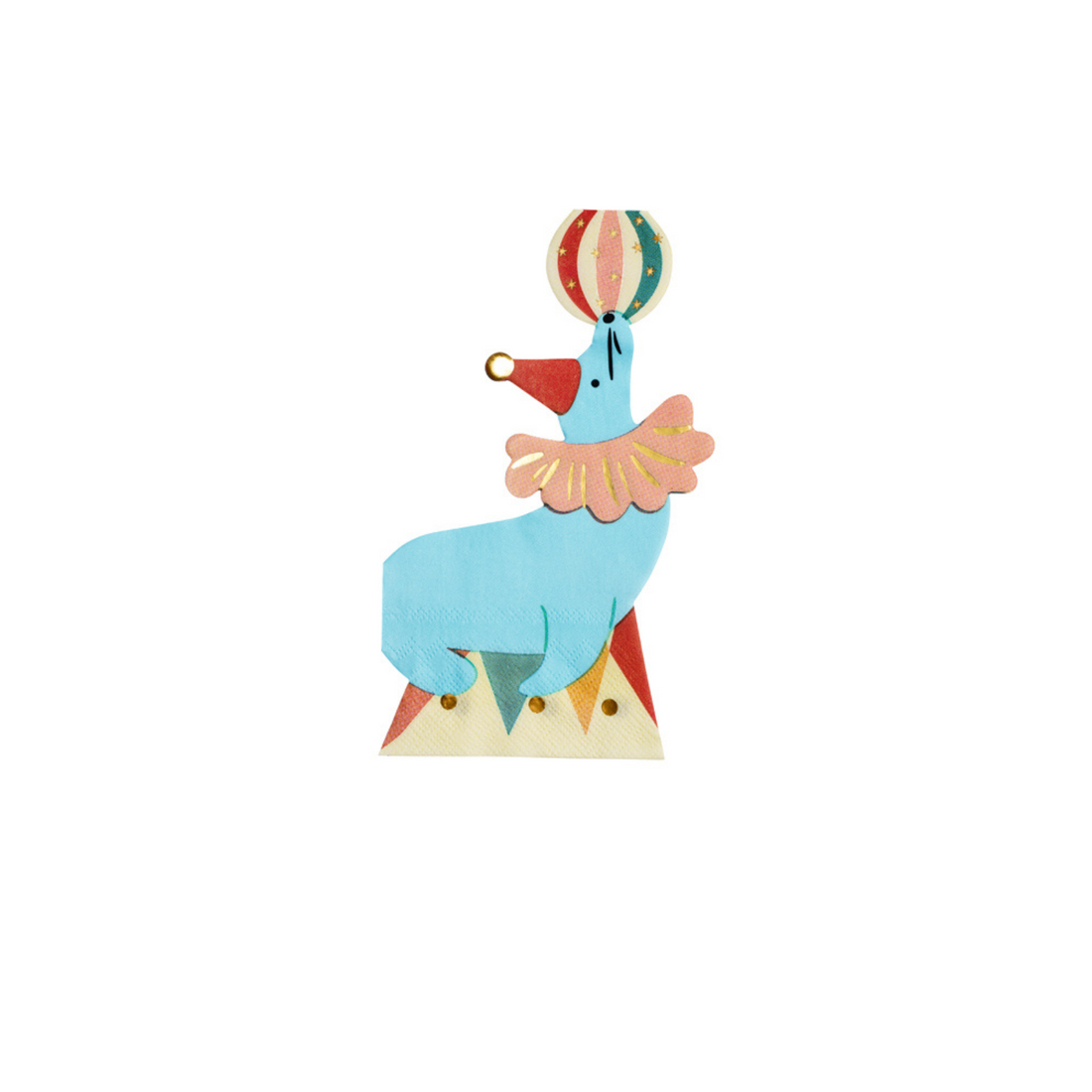 Servetten circus zeehond 12 stuks