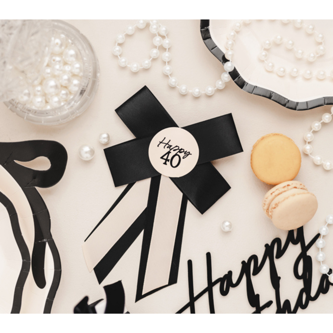 Rosette Happy 40