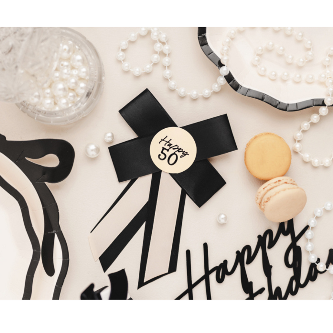 Rosette Happy 50