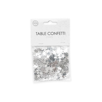 tafelconfetti zilveren sterren