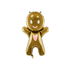 folieballon gingerbread man 
