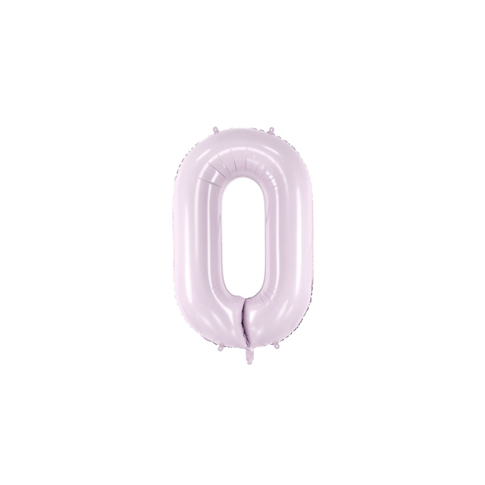 Cijferballon L (28 inch / 72 cm) pastel lila 0 - 9