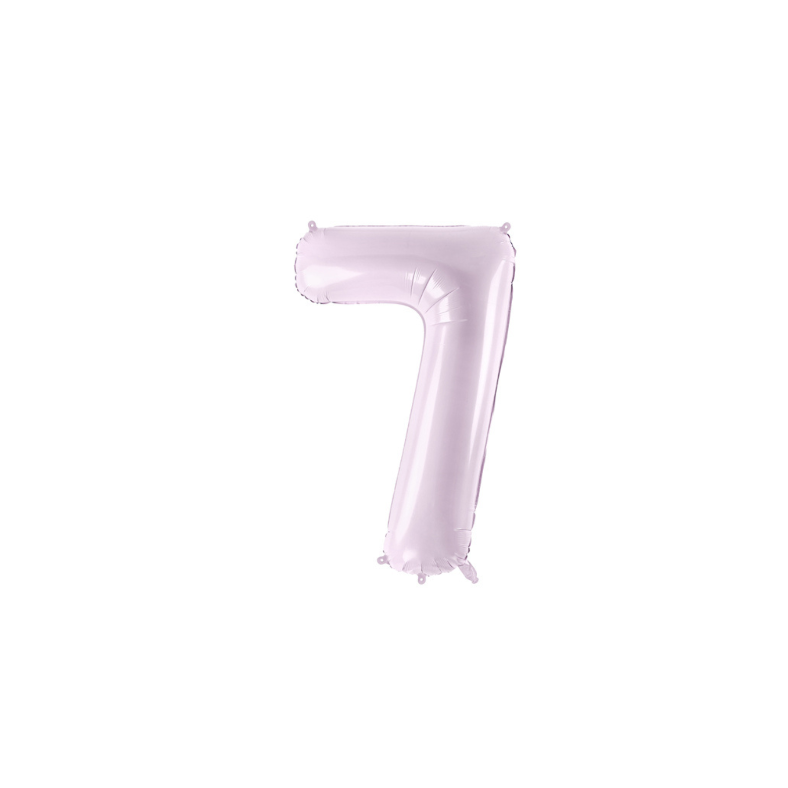 Cijferballon L (28 inch / 72 cm) pastel lila 0 - 9