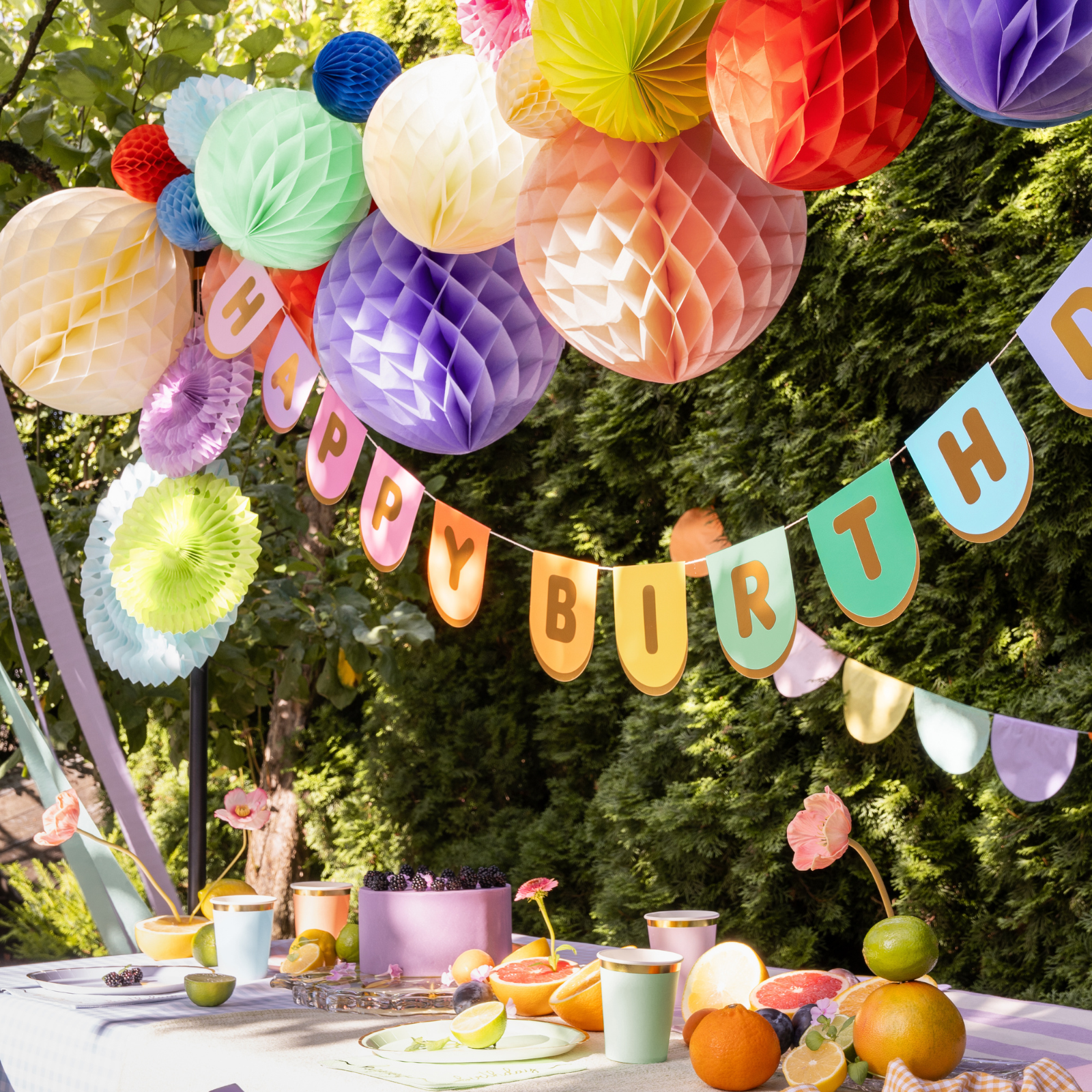 Happy Birthday slinger summer 1,63 meter