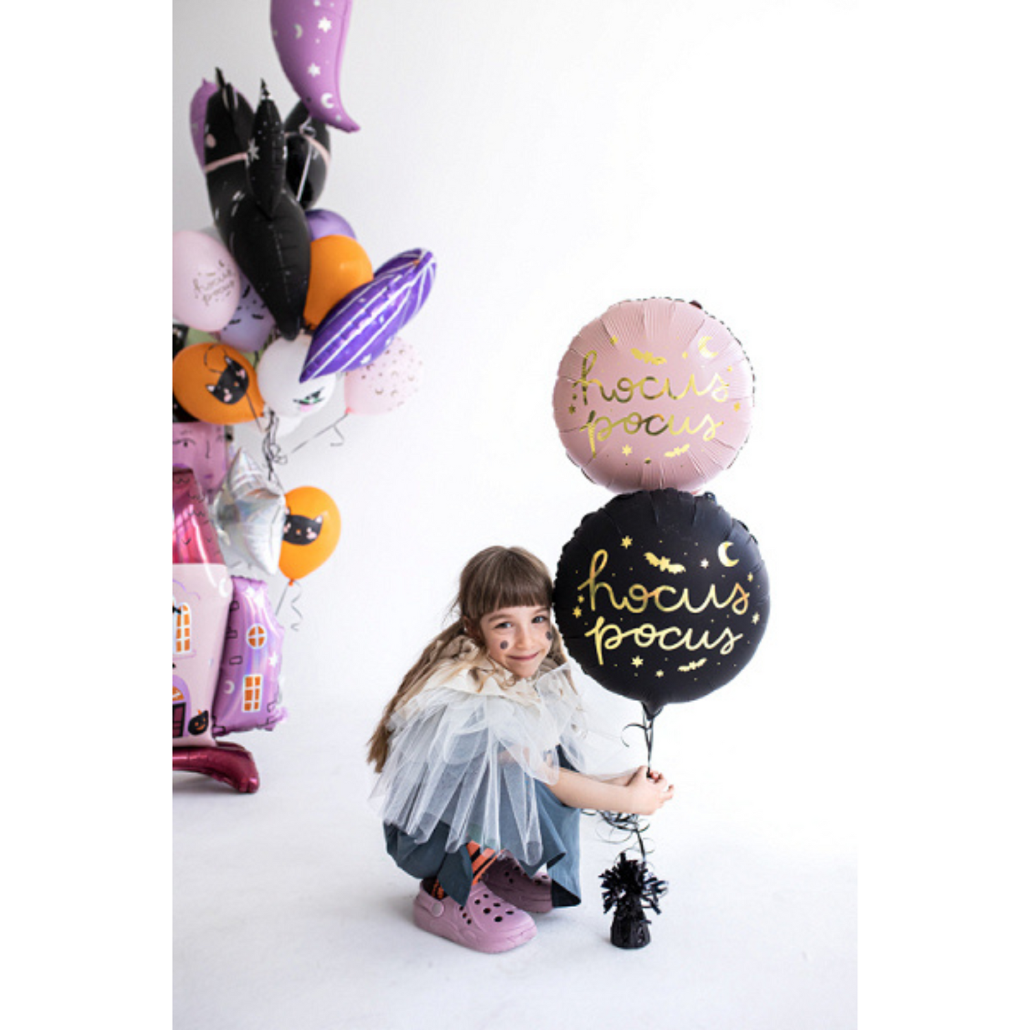 Folieballon hocus pocus zwart