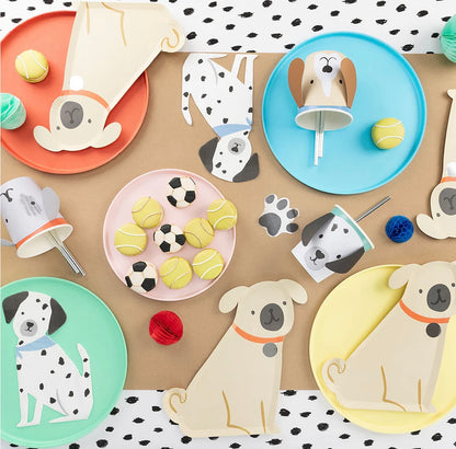 Meri Meri puppy party bordjes 8 stuks