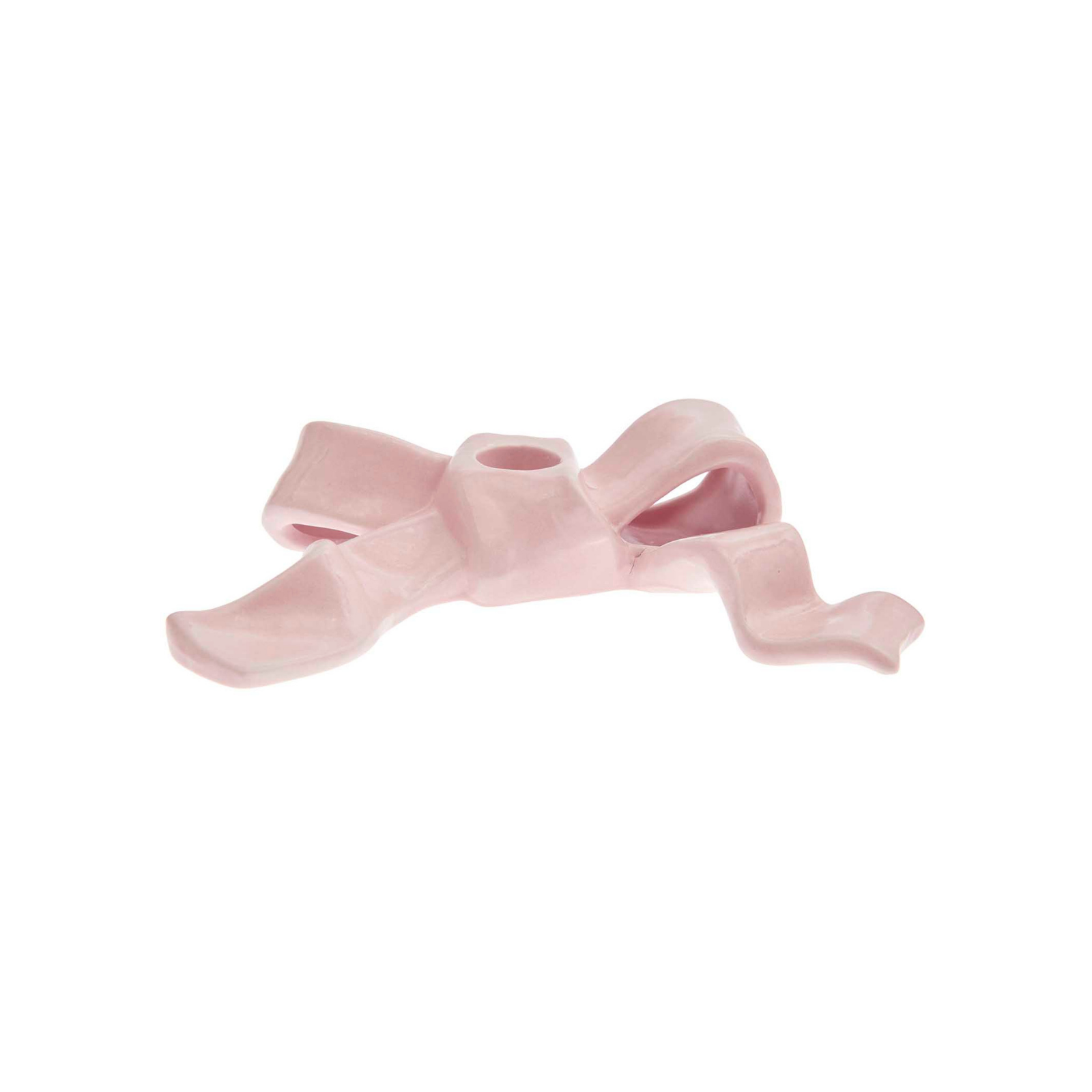Kaarshouder strik roze