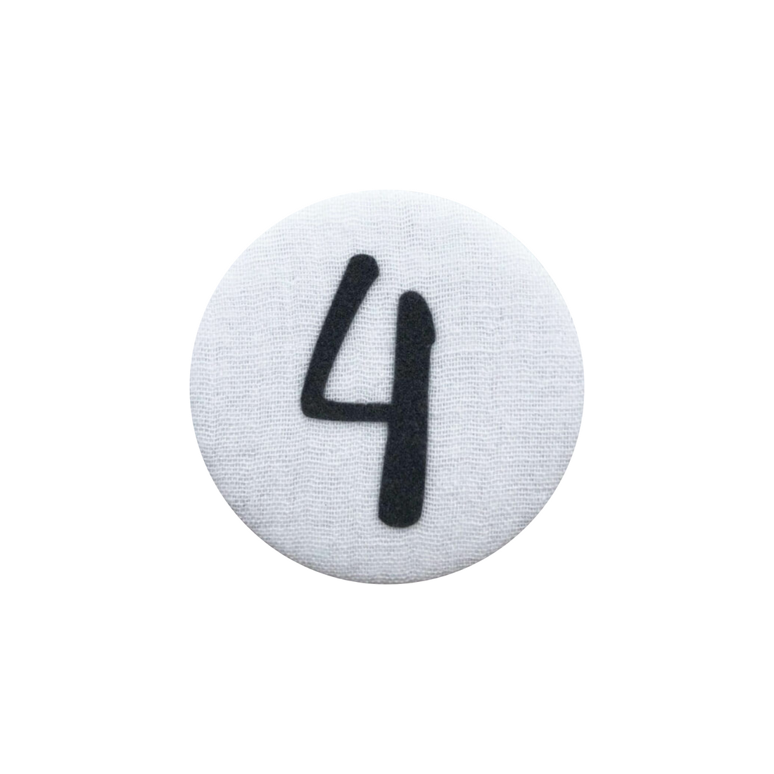 Cijferbutton blauw 3 - 6