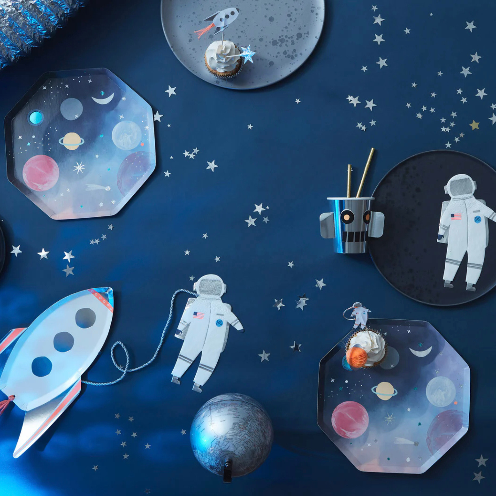 Meri Meri Space bordjes 8 stuks