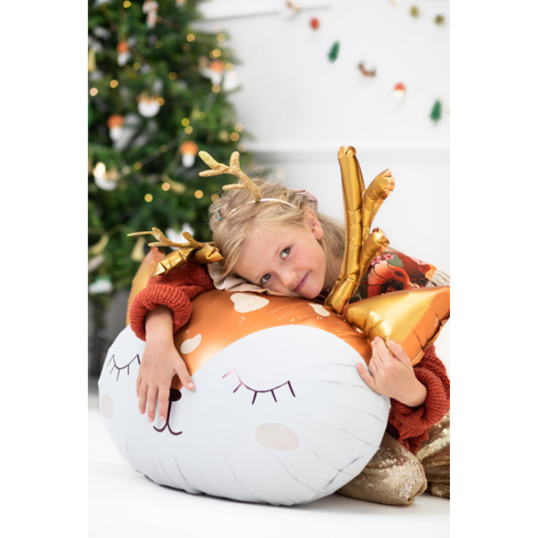 folieballon in de vorm van een hert