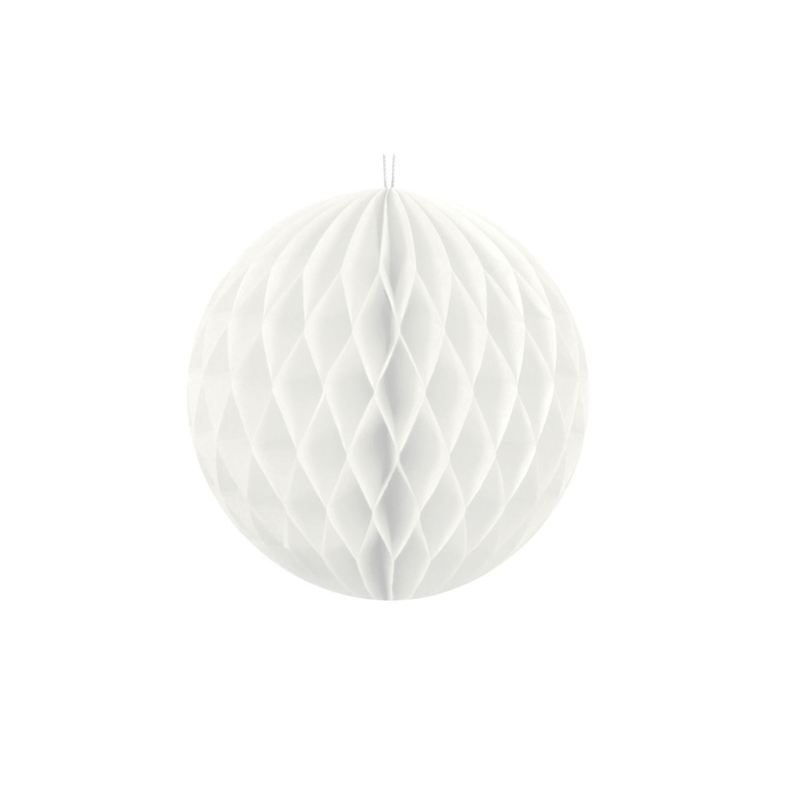 honeycomb bal in de kleur wit