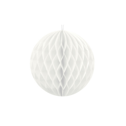 honeycomb bal in de kleur wit
