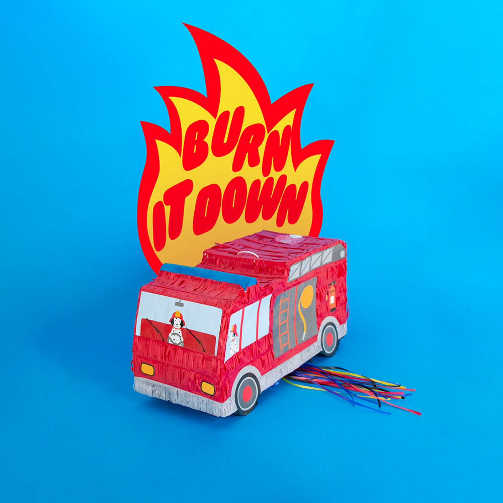 my little day brandweerwagen pinata