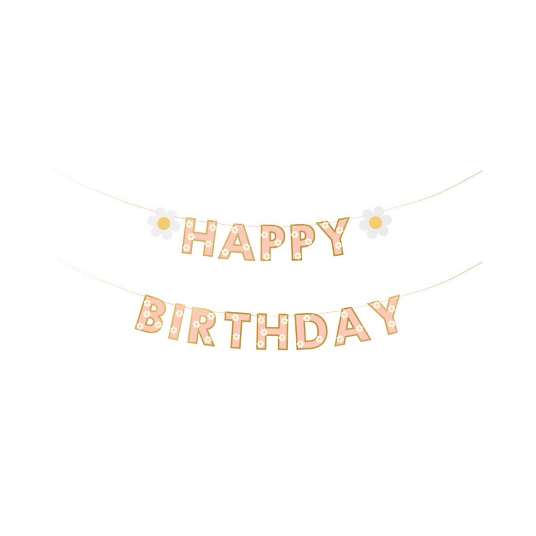 Happy Birthday slinger daisy 2 meter