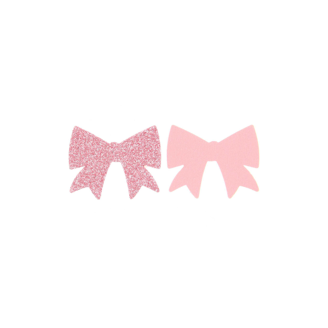 Tafelconfetti strikjes roze glitter