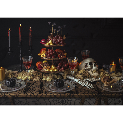 halloween decoratie spinnenweb tafelkleed