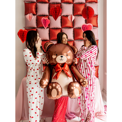 Folieballon teddybeer XXL valentijn