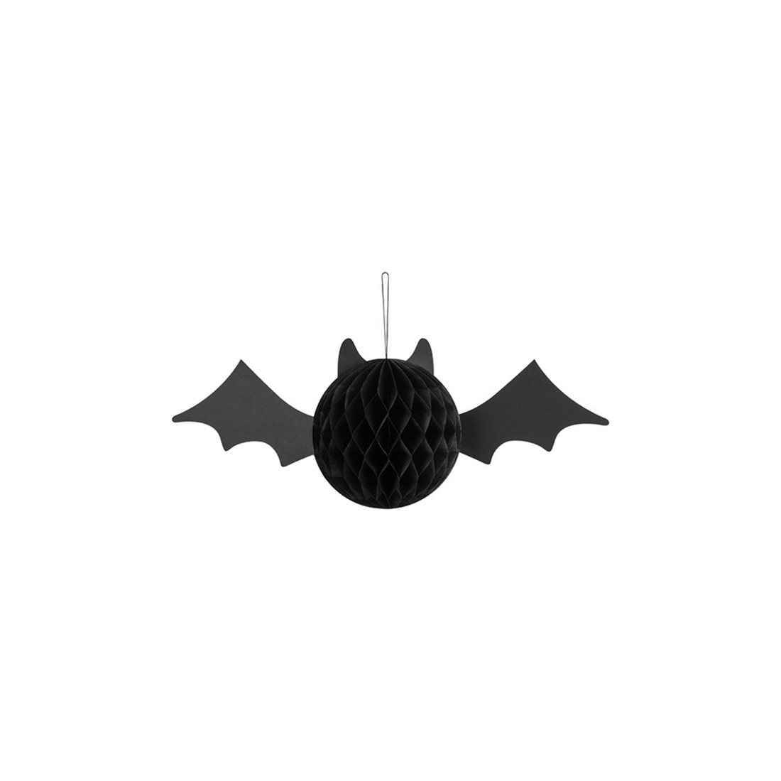halloween decoratie honinggraat vleermuis zwart 